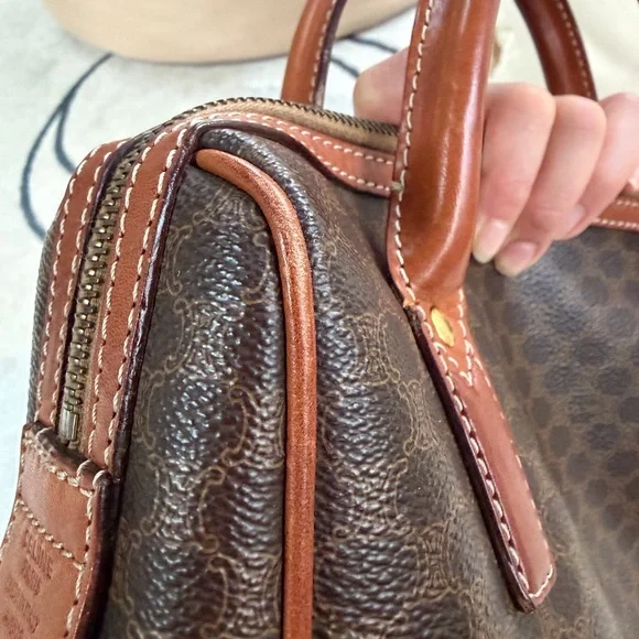 Vintage Celine Brown Macadam Boston - Picture 12 of 14